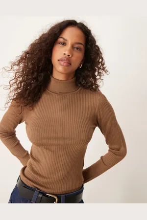 JDY Roll neck jumper in light