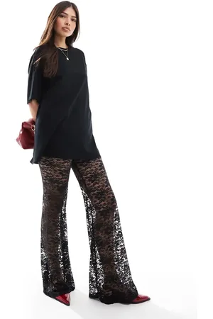 ASOS 2 in 1 t-shirt and lace jumpsuit in