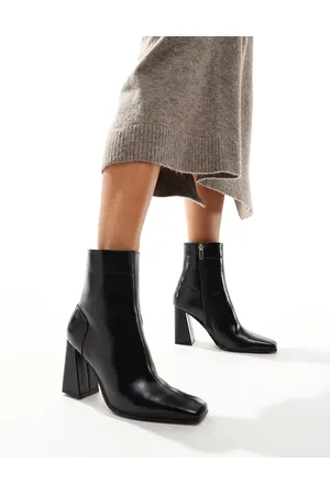 ASOS Everest flared heel boots in