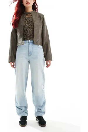 Reclaimed 90s straight jean in light wash