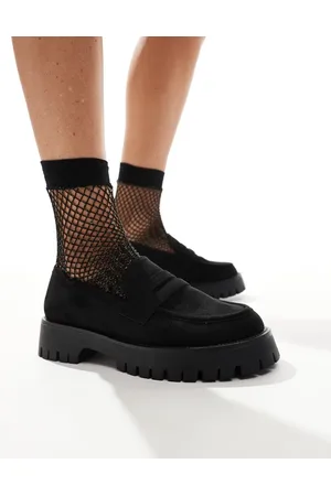 SEQWL Chunky penny loafers in