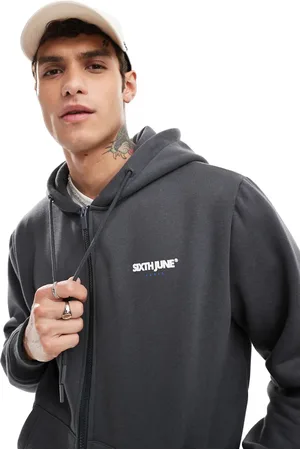 Sixth June Printed motif zip hoodie co-ord in