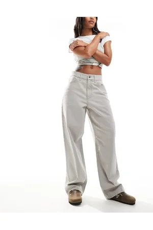 COLLUSION X001 antifit jeans in - LGREY