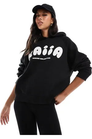 Kaiia Bubble logo oversized hoodie co-ord in