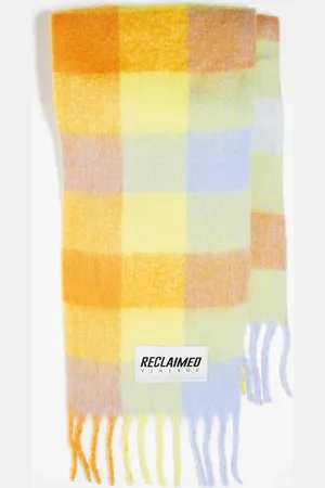 Reclaimed Unisex oversized scarf in check