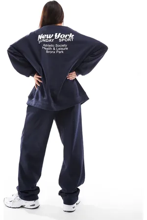 ONLY Oversized New York sweatshirt co-ord in