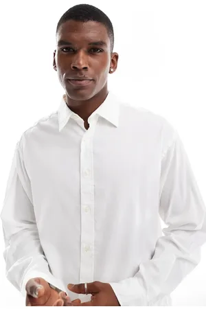 JACK & JONES Boxy straight hem shirt in