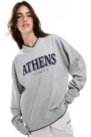 Cotton On Cotton On classic crew sweatshirt in with Athens graphic