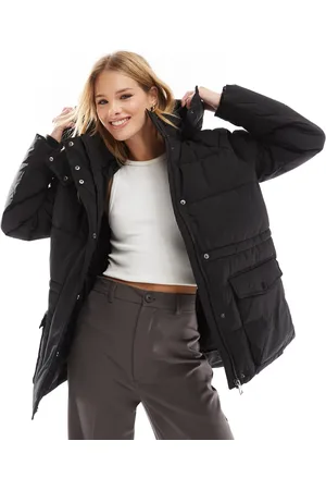 VERO MODA Short hooded padded jacket in