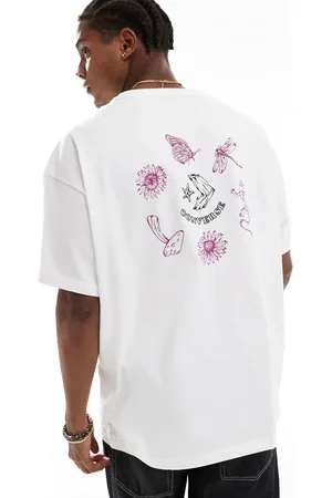 Converse Line art backprint t-shirt in
