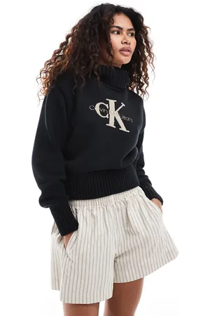 Calvin Klein Chenille monologo jumper in