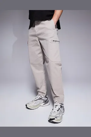 Armani Exchange Cuffed cargo trouser in beige