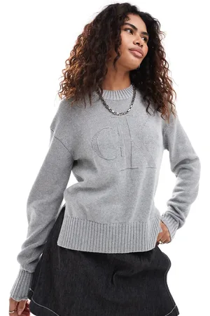 Calvin Klein Intarsia loose jumper in