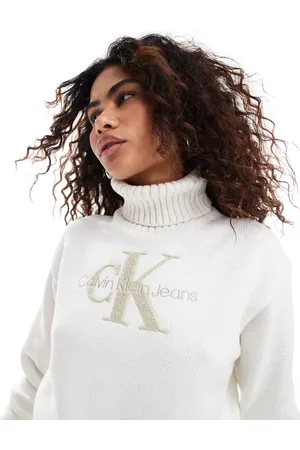 Calvin Klein Chenille monologo jumper in