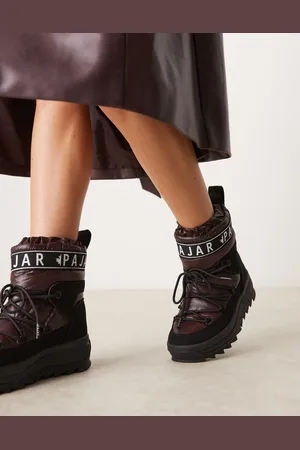 Pajar Galaxy snow boots in midnight plum