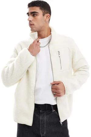 JACK & JONES Teddy fleece jacket in