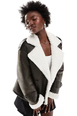 4th & Reckless Faux shearling jacket in