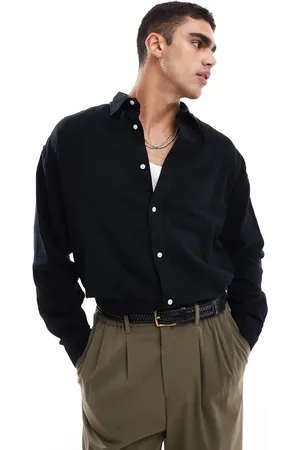 JACK & JONES Oversized textured shirt in