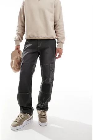 Karl Kani Washed cargo trousers in