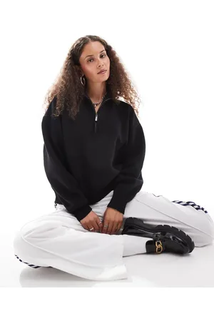 Dickies Seasonal oversized quarter zip knitted jumper in