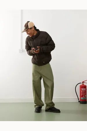 Dickies Mount hope puffer coat in brown