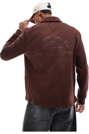 River Island Quarter zip collared sweatshirt in