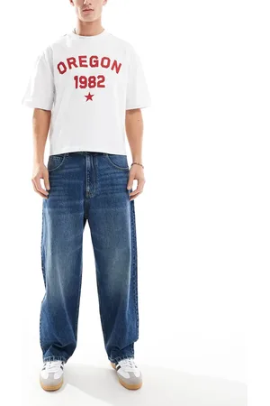 Pull&Bear STWD waistband skater jean in