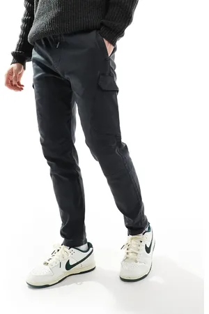 Pull&Bear Straight leg cargo trouser in