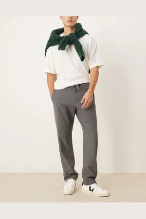 SELECTED Robert straight fit trouser with elastic waistband in