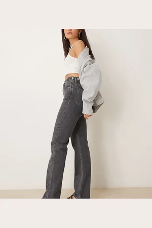 Calvin Klein High rise straight jeans in washed - exclusive to asos