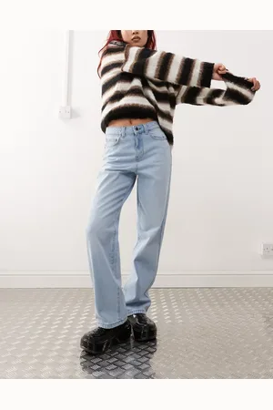 Noisy May Pixie high waist boyfriend jeans in light wash