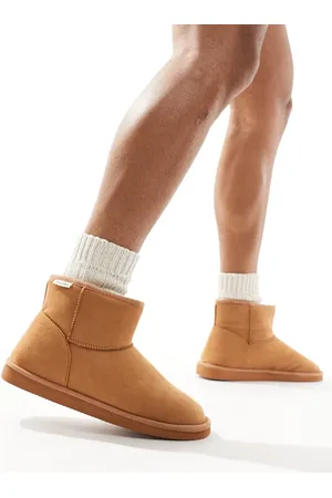 JACK & JONES Faux suede boot in beige