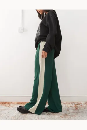 Reclaimed Wide leg trouser with contrast panel in