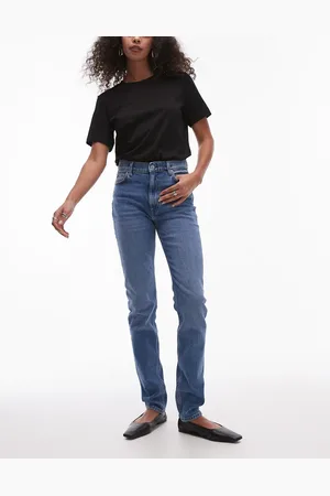 ARKET Azalea high rise stretch skinny leg jeans in mid wash