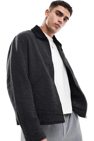 JACK & JONES Wool worker jacket in check