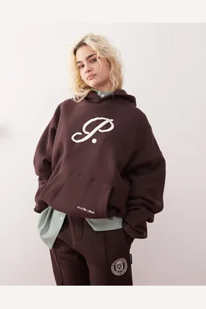 Prohibited Logo sweat 360gsm hoodie co-ord in