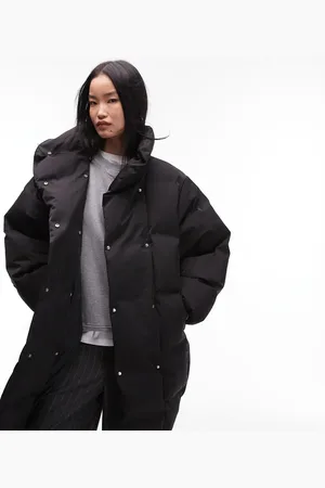& OTHER STORIES Re-down puffer coat with funnel neck in