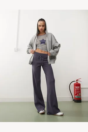 COLLUSION Yoga pant in slate waffle