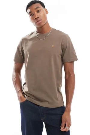 Farah Danny t-shirt in mushroom
