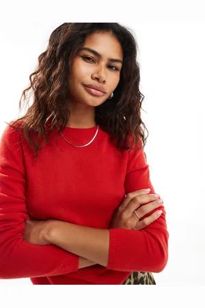 COLLUSION Soft knitted crew neck jumper in