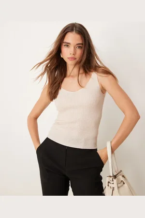 JDY Glitter knitted vest in