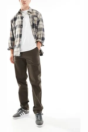 Threadbare Slim fit chino trousers in chocolate