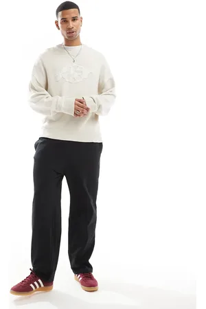 JACK & JONES Loose fit wide leg joggers in