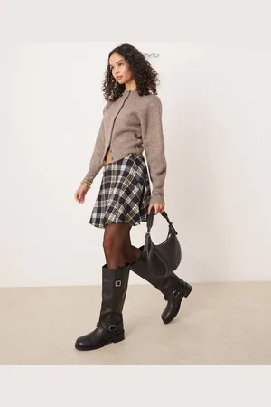 ASOS Flippy mini skirt in check