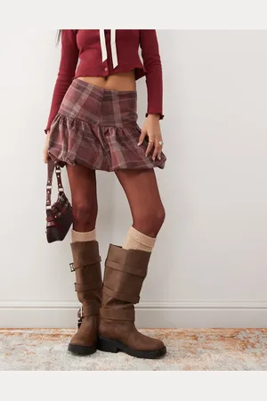 Reclaimed Drop waist puffball skirt