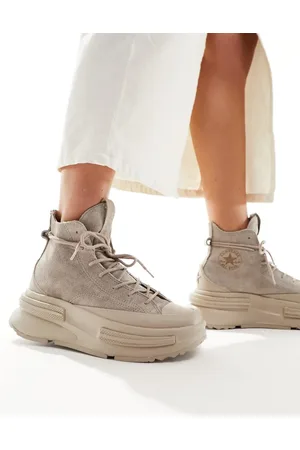 Converse Hi Run Star Legacy trainers in tan neutral