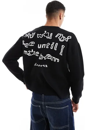 Pull&Bear STWD graphic printed jumper in