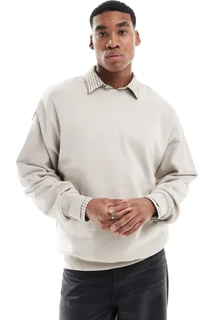 New Look Oversized sweatshirt in stone