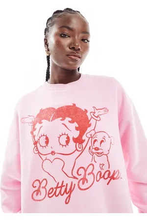 Cotton On Cotton On classic crew sweatshirt with Betty Boop graphic