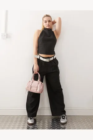 COLLUSION Tailored drape trouser co-ord in